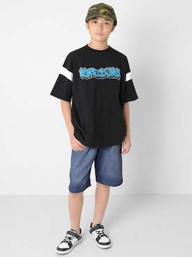 「GLAZOS（グラソス）のアイテム」を使った、GLAZOSさん（キッズ・154cm）の夏コーディネート