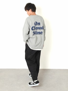 「アイテム（スウェット）」を使った、GLAZOSさん（キッズ・155cm）の秋コーディネート