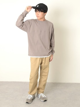 「アイテム（パンツ）」を使った、GLAZOSさん（キッズ・158cm）の秋コーディネート