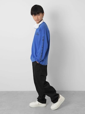 「アイテム（パンツ）」を使った、GLAZOSさん（キッズ・159cm）の秋コーディネート