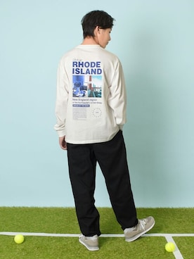 「アイテム（パンツ）」を使った、GLAZOSさん（キッズ・160cm）の春コーディネート