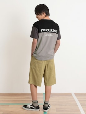 「アイテム（パンツ）」を使った、GLAZOSさん（キッズ・160cm）の春コーディネート