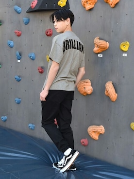 「アイテム（パンツ）」を使った、GLAZOSさん（キッズ・160cm）の春コーディネート