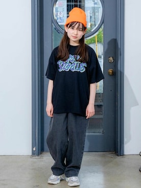 「アイテム（Tシャツ/カットソー）」を使った、GLAZOSさん（キッズ・150cm）の春コーディネート