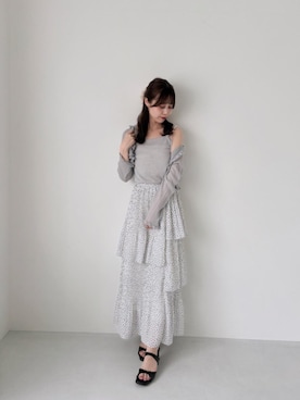 「フェミニン 」｜さぁやんさん（レディース・158cm）の夏コーディネート