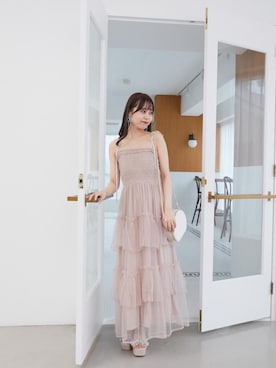 「フェミニン 」｜さぁやんさん（レディース・158cm）の夏コーディネート