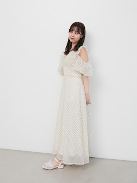 「フェミニン 」｜さぁやんさん（レディース・158cm）の夏コーディネート