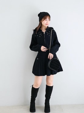 「MAJESTIC LEGON（マジェスティックレゴン）のアイテム」を使った、さぁやんさん（レディース・158cm）の秋コーディネート