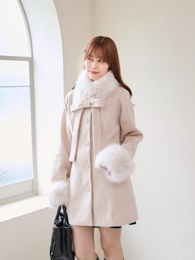 「MAJESTIC LEGON（マジェスティックレゴン）のアイテム」を使った、さぁやんさん（レディース・158cm）の秋コーディネート