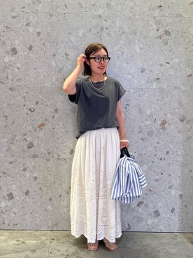 komatsuさん（レディース・152cm）の夏コーディネート