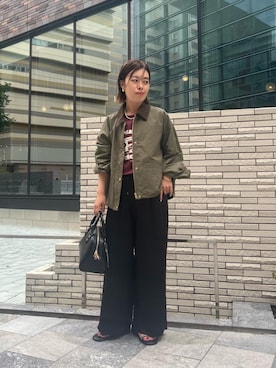 「アイテム（その他アウター）」を使った、komatsuさん（レディース・152cm）の秋コーディネート