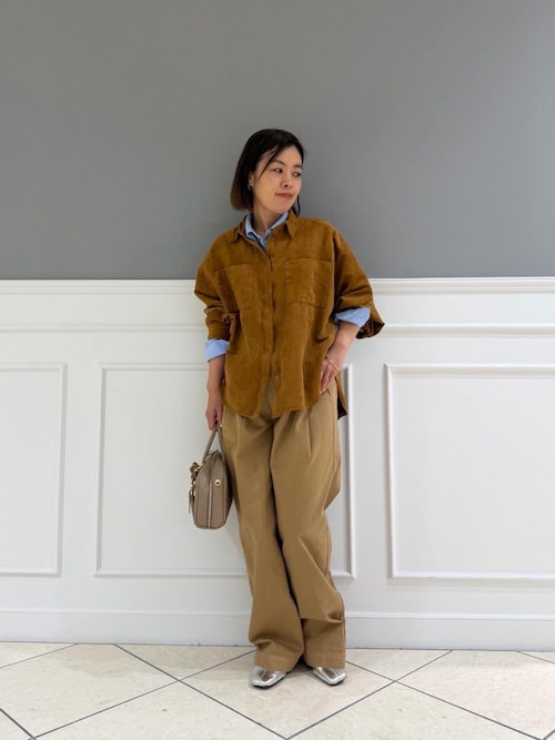 セール】タックカーブチノパンツ（チノパンツ）｜le.coeur blanc