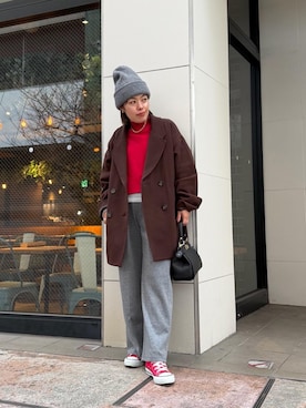 komatsuさん（レディース・152cm）の冬コーディネート