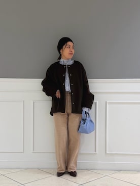 komatsuさん（レディース・152cm）の冬コーディネート