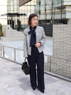 komatsuさん（レディース・152cm）の冬コーディネート