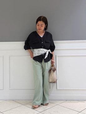 「オフィス」｜komatsuさん（レディース・152cm）の春コーディネート