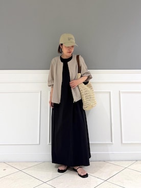 「le.coeur blanc（ルクールブラン）のアイテム」を使った、komatsuさん（レディース・152cm）の春コーディネート