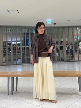 「le.coeur blanc（ルクールブラン）のアイテム」を使った、komatsuさん（レディース・152cm）の春コーディネート