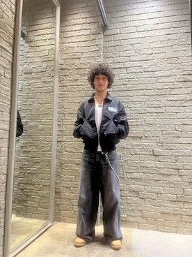 「アイテム（ミリタリージャケット）」を使った、taikidesudasuさん（メンズ・172cm）の秋コーディネート