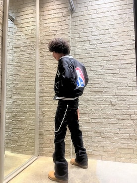 「アイテム（スタジャン）」を使った、taikidesudasuさん（メンズ・172cm）の秋コーディネート