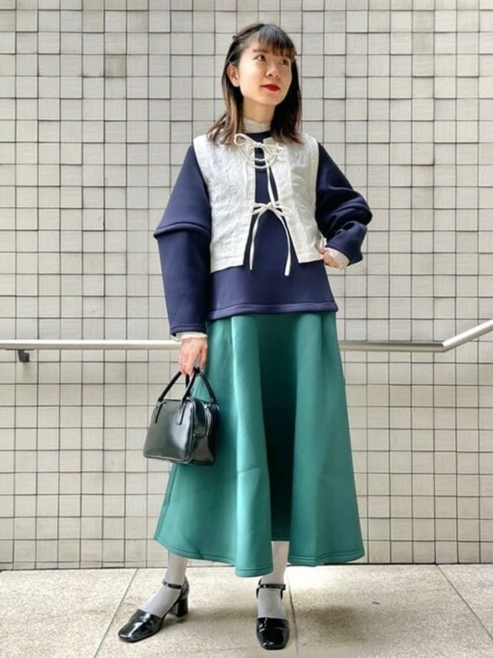 値下げ！【新品】 Ray BEAMS(レイビームス)ジャカードバックリボンベスト Ray BEAMS - 値下げ！【新品】 Ray BEAMS(レイビームス)ジャカード