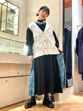 CAROLINA GLASERさん(レディース・162cm)の秋コーディネート