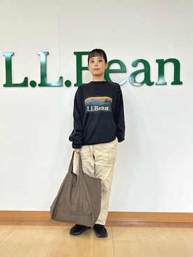 「BeanOutsider」｜「アイテム（バッグ）」を使った、llbeansatouさん（レディース・160cm）の秋コーディネート