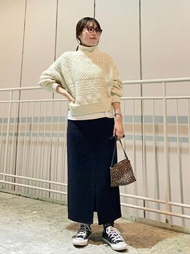小林さん(レディース・153cm)の秋コーディネート