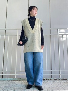 「odub」｜小林さん（レディース・153cm）の冬コーディネート