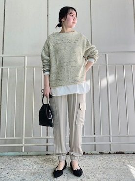 小林さん(レディース・153cm)の冬コーディネート