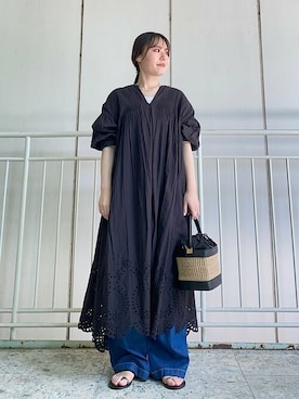 「NICOLAS LAINAS」｜小林さん（レディース・153cm）の春コーディネート