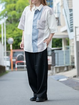 「Naive magic（ナイーブマジック）のアイテム」を使った、Natsu3さん（レディース・164cm）の夏コーディネート