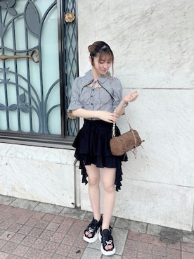 もえかさん(レディース・161cm)の夏コーディネート