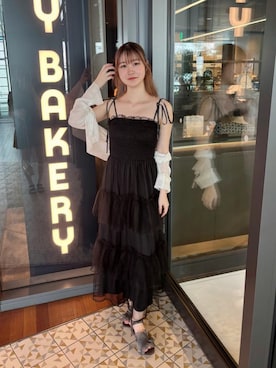 「フェミニン 」｜もえかさん（レディース・161cm）の夏コーディネート