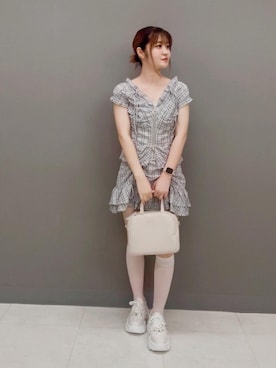 もえかさん（レディース・161cm）の夏コーディネート
