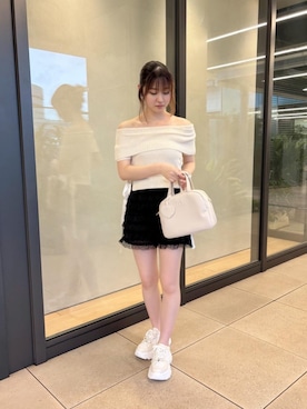 「骨格ナチュラル」｜もえかさん（レディース・161cm）の夏コーディネート