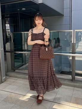 「骨格ナチュラル」｜もえかさん（レディース・161cm）の夏コーディネート