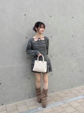 「アイテム（アンサンブル）」を使った、もえかさん（レディース・161cm）の夏コーディネート