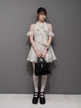 「MAJESTIC LEGON（マジェスティックレゴン）のアイテム」を使った、もえかさん（レディース・161cm）の夏コーディネート