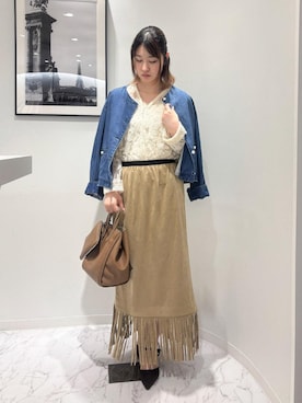 「ルクールブラン」｜もえかさん（レディース・161cm）の秋コーディネート