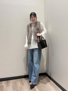 もえかさん（レディース・161cm）の秋コーディネート