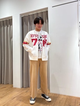 「アイテム（その他アウター、ホワイト系）」を使った、sota051020さん（メンズ・175cm）の夏コーディネート
