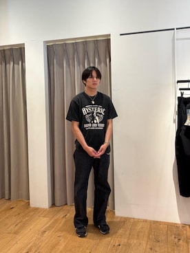 「HYSTERIC GLAMOUR（ヒステリックグラマー）のLADYLAND ACADEMY Tシャツ（Tシャツ/カットソー）」を使った、sota051020さん（メンズ・175cm）の夏コーディネート