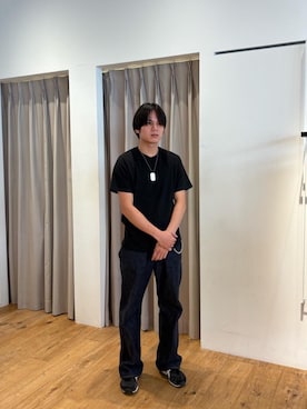 「HYSTERIC GLAMOUR（ヒステリックグラマー）のCIRCLE HEAD Tシャツ2PACS（Tシャツ/カットソー）」を使った、sota051020さん（メンズ・175cm）の夏コーディネート