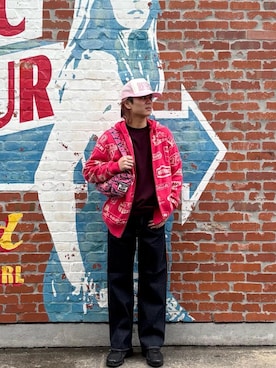 「アイテム（ボストンバッグ）」を使った、sota051020さん（メンズ・175cm）の冬コーディネート