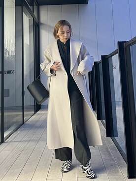「PUBLIC TOKYO（パブリックトウキョウ）のアイテム（その他アウター）」を使った、kumaさん（レディース・160cm）の秋コーディネート