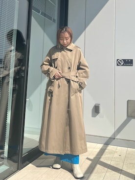 「PUBLIC TOKYO（パブリックトウキョウ）のアイテム（その他アウター）」を使った、kumaさん（レディース・160cm）の春コーディネート
