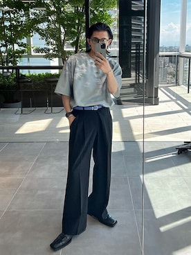 UTmensSTAFFさん（メンズ・176cm）の夏コーディネート