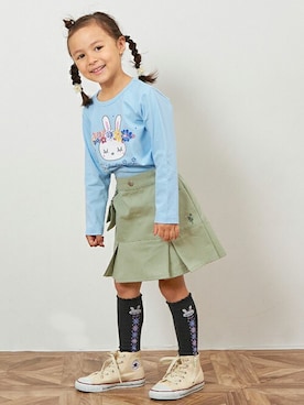 「アイテム（トップス）」を使った、KP_staffさん（キッズ・107cm）の夏コーディネート