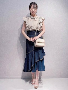 「NOELA（ノエラ）のアイテム」を使った、Noelaさん（レディース・162cm）の春コーディネート